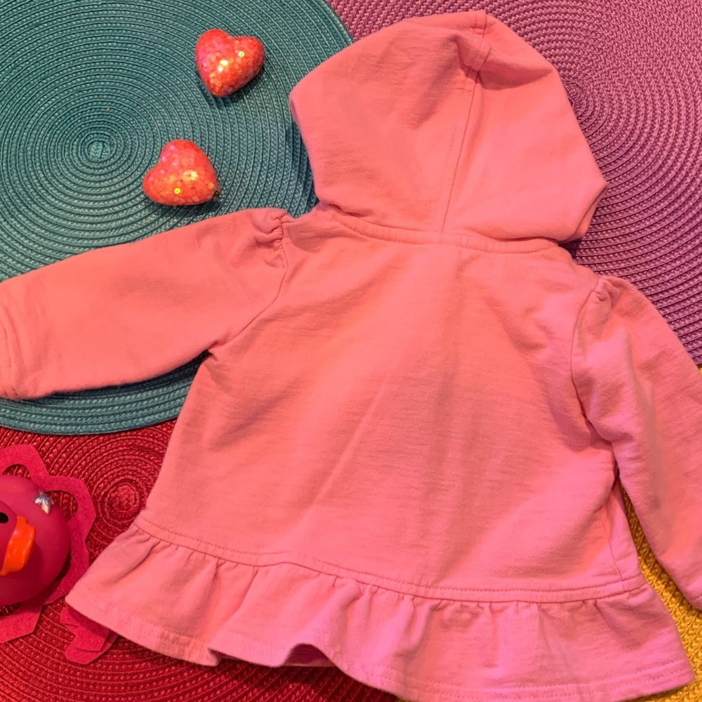 Baby Starters Girl Pink Hoodie - Picture 4 of 5